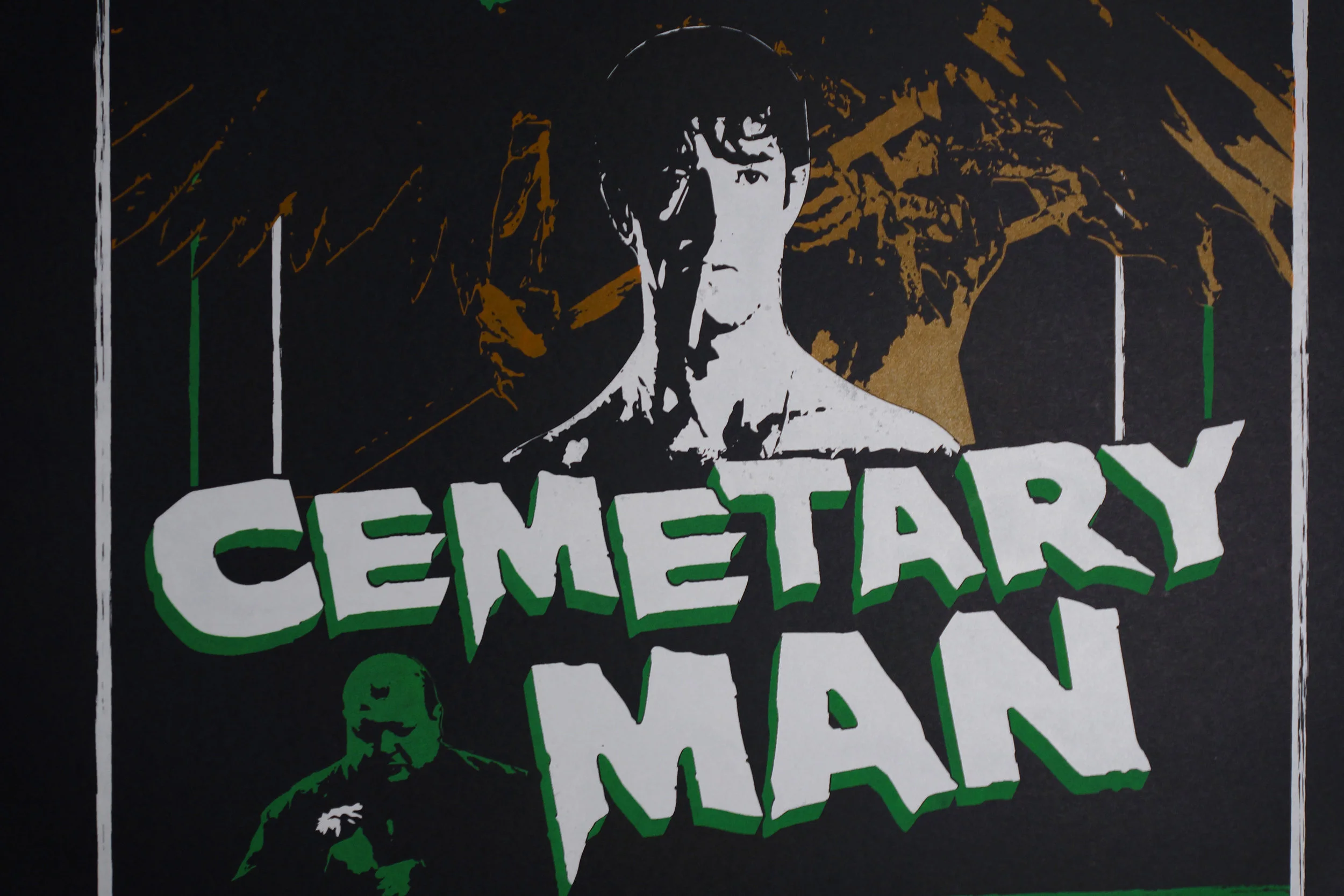 CEMETARY MAN SCREENPRINT POSTER — TIM MONSTERS! -